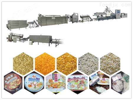 全自动造粒米饭设备生产线