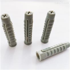 龙三厂家供应M10灰色塑料胶塞拉爆塑料膨胀螺丝10*50四面体膨胀管
