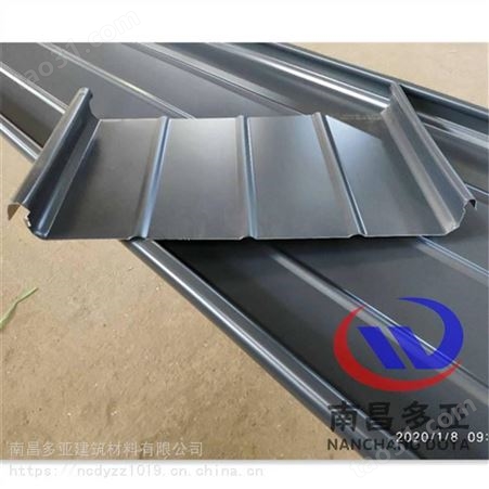 多亚供应常州市 0.7mm深灰色铝镁锰板 YX35-410矮立边金属屋面板