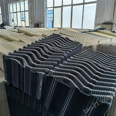 PVC填料 冷却塔斜角错填料 S波填料 河北润隆 玻璃钢制品厂家