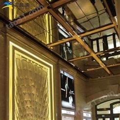 潮州承接酒店装饰屏风工程不锈钢装饰制品定制