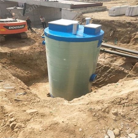 春田环保 生产 玻璃钢一体化排污预制泵站 一体化废水提升泵站
