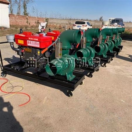 工地柴油泥浆泵组3寸汽油机污水泵柴油35马力抽水机