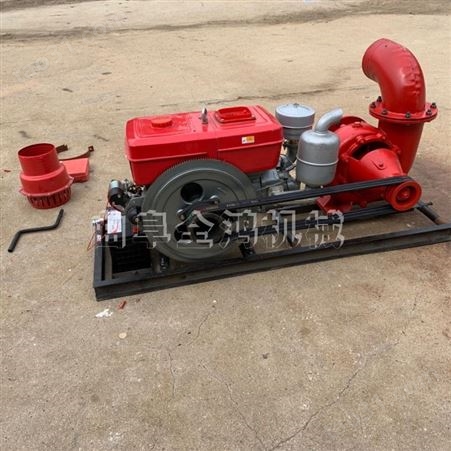 工地柴油泥浆泵组3寸汽油机污水泵柴油35马力抽水机