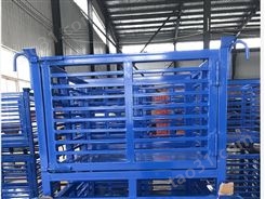 蓝色重型工业钢制周转箱  钢料筐 支持定制打样