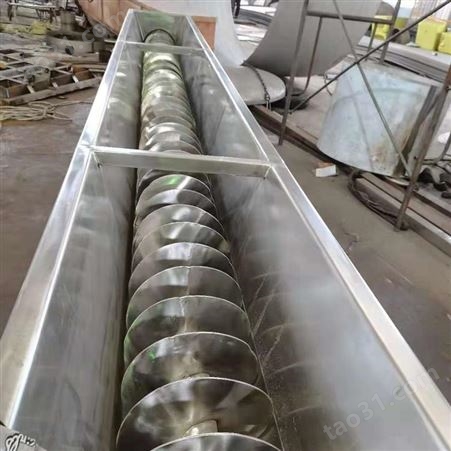 8米不锈钢绞拢 输送绞拢螺旋输送机 厂家制造 温州工厂