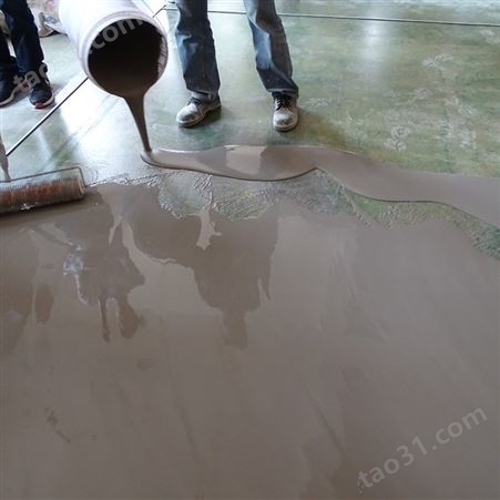 杭州高强度自流平水泥面层 彩色水磨石浆料厂家诺文