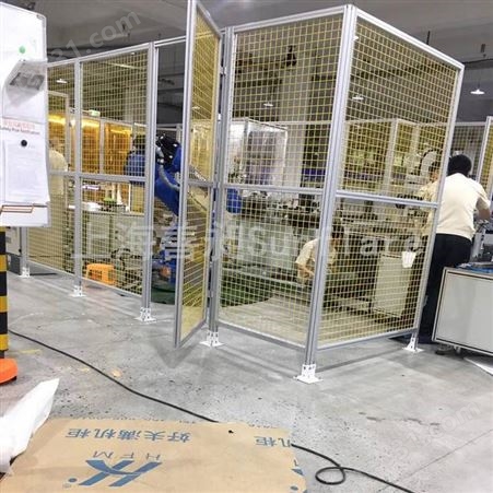 设备安全围栏 车间仓库自动化机械设备透明亚克力围栏加工定做