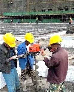 捷亚桩芯取土机现代建筑施工更加耐用手扶式管桩清理桩孔取泥工具