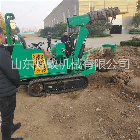 市政工程用起树移栽机 履带一体式滑移式挖树机 起树机大功率农用