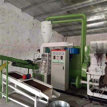 绿捷环保600干式铜米机实现节能生产让废电线变废为宝