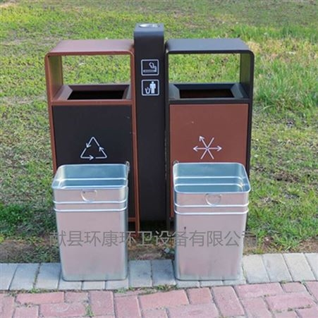 户外垃圾桶 环卫垃圾桶 分类镀锌钢垃圾桶 环保垃圾箱 河北生产厂家定制