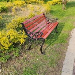 定制公园椅 户外休闲椅 园林铸铝靠背凉椅 河北