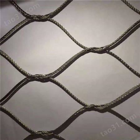 游乐设施不锈钢安全网润宁生产不锈钢卡扣编织绳网