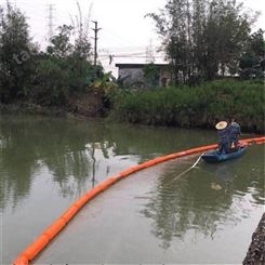 天蔚聚乙烯材质警示河道垃圾拦截塑料浮排直径200*1000串联