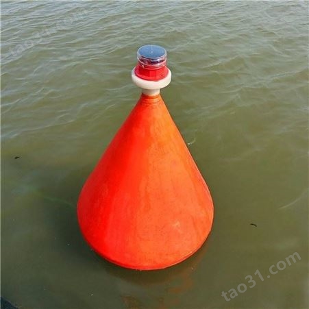 天蔚塑料聚乙烯材质直径700*900水上警示浮标警戒航标