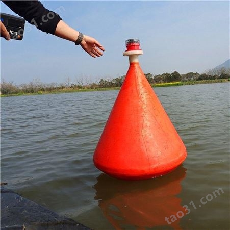 天蔚塑料聚乙烯材质直径700*900水上警示浮标警戒航标