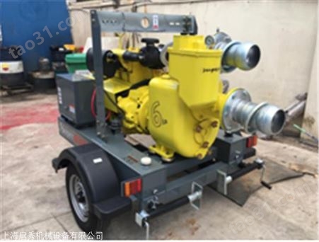 上海便携式6寸水泵 便携式市政应急排水泵 防汛排涝移动水泵车