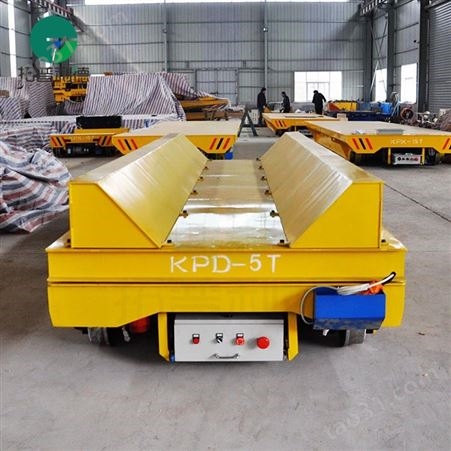 新利德KPDZ-15吨轨道平板车_ 电动复合风管转运车非标定制