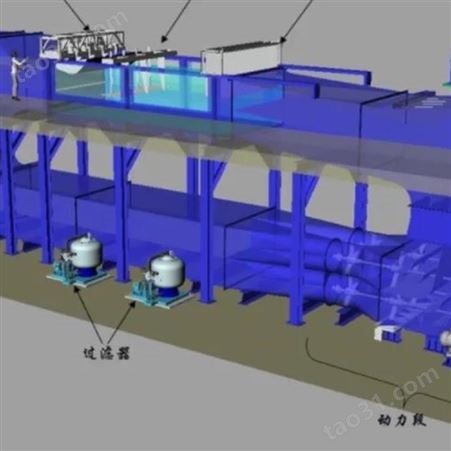 海洋湖泊试验水槽设计搭建水力物理试验动力环境试验用水池装置