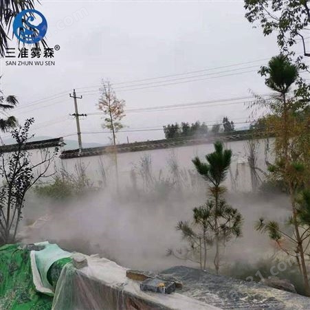郑州绿地滨湖国际城—雾森人造雾喷雾造景安装案例