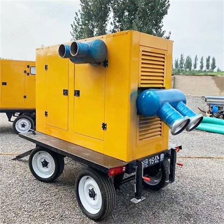 中禧机械 拖车式排污泵 移动式自吸污水泵 ZX-815
