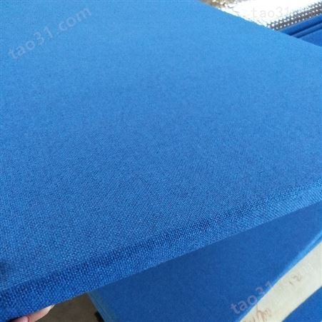奎峰优质供应工程墙面用树脂边框布艺软包吸音板 质轻耐用 装饰性强