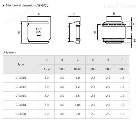 深圳东莞NR3010磁胶电感常规型号批量销售