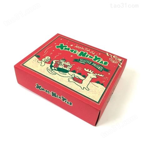 森峰彩印 圣诞礼盒 茶叶盒 黑糖包装盒 定制加厚彩盒套装