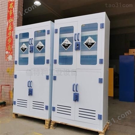 惠州四角楼厂家定制实验室强酸碱储存柜 PP酸碱柜 价格合理