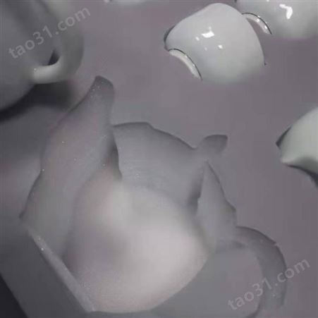 江门EPE珍珠棉异型材 茶具茶杯礼盒内衬定制设计 防震防摔保护