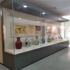 青海博物馆展柜定制 玻璃展柜生产 深圳展柜制作厂家