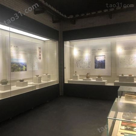 深圳博物馆展柜生产厂家 恒温恒湿展柜 电动开启玻璃展示柜定制