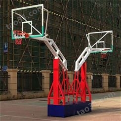 奥雲体育器材制作 学生比赛用 立柱式篮球架 不易生锈
