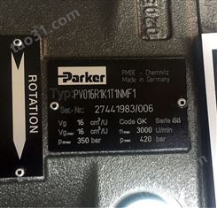 派克PARKER 柱塞泵  PV016R1K1T1NMF1