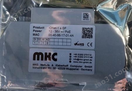 MKC IONet-1 a.GF_MKCNet-a 12-36V/PoE MAC 00-40-86-