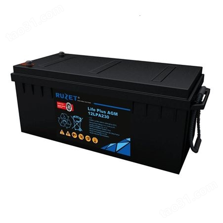 法国路盛蓄电池12LPA250 12V250AH RUZET蓄电池报价 直流屏UPS应急柜配套