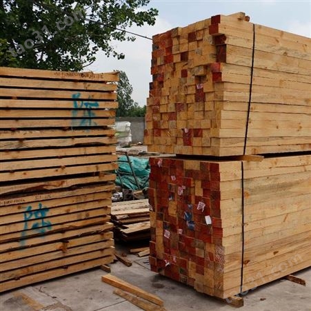 呈果木业工地木方花旗松建筑木方材质 4x8花旗松木方一根价格