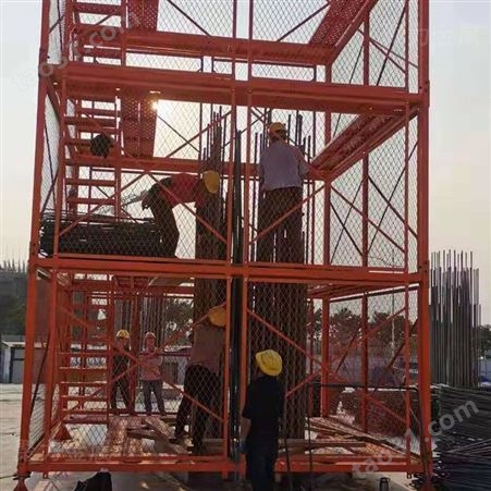 香蕉式安全爬梯 组装式桥梁施工梯笼 建筑施工安全梯笼 欢迎订购