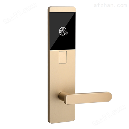 钛空铝合金密码感应锁刷卡识别门锁插卡锁